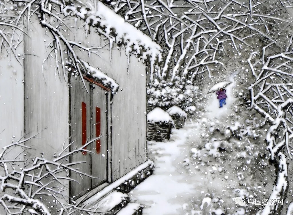 余氏雪景 | 素心若雪梅花下，香魂自在苦寒中